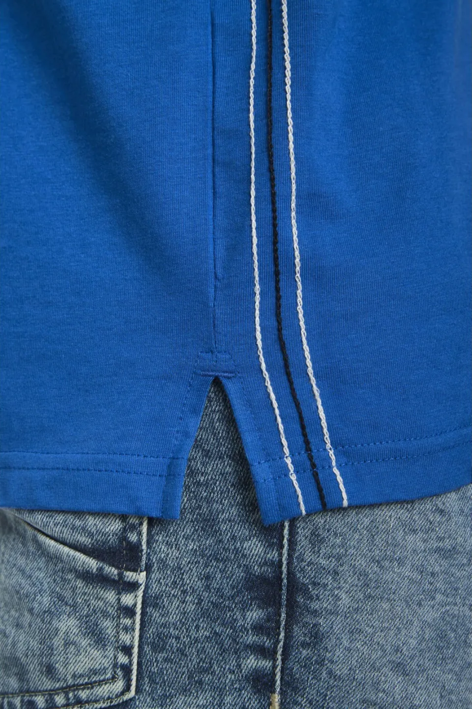 Jan Vanderstorm Pitter T-shirt blauw, foto 4