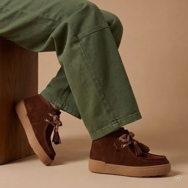 Tamaris Veterboots bruin Suede