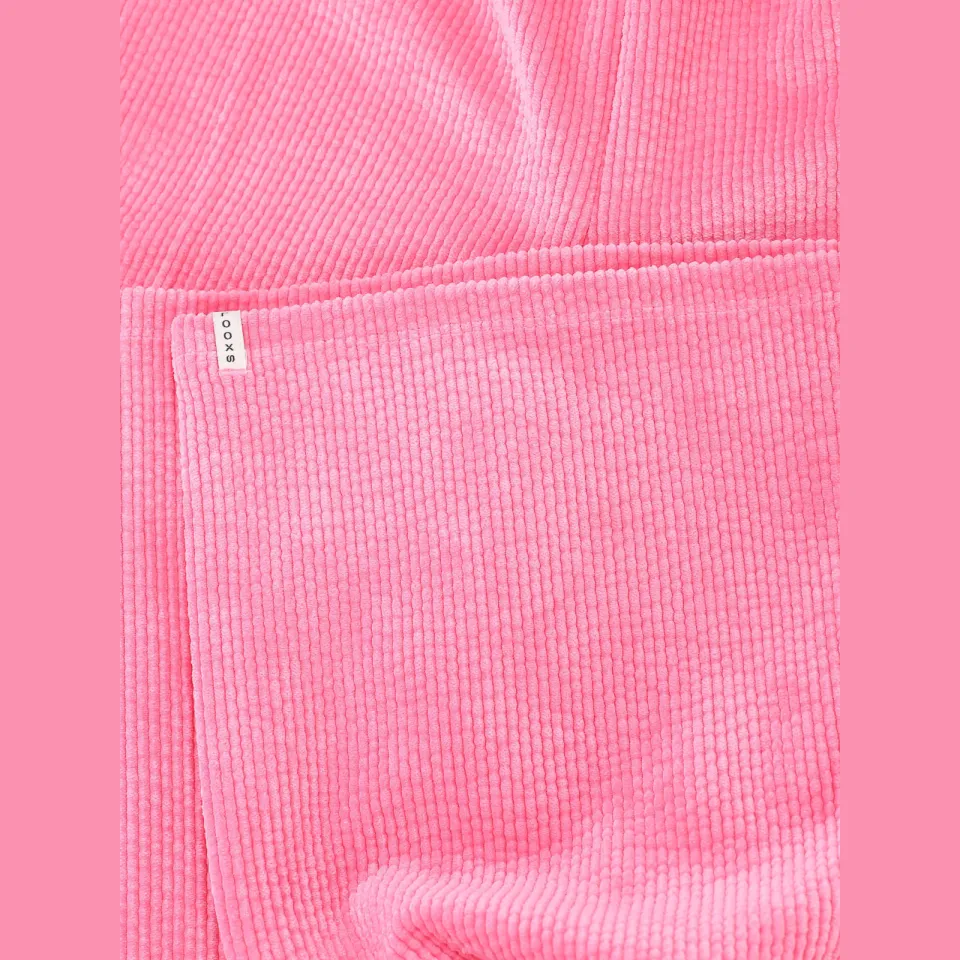 LOOXS little loose fit casual corduroy broek roze, foto 7