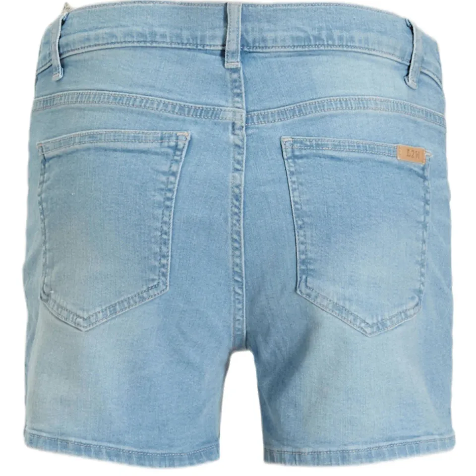 LOVE2WAIT low waist short stonewashed blauw, foto 3