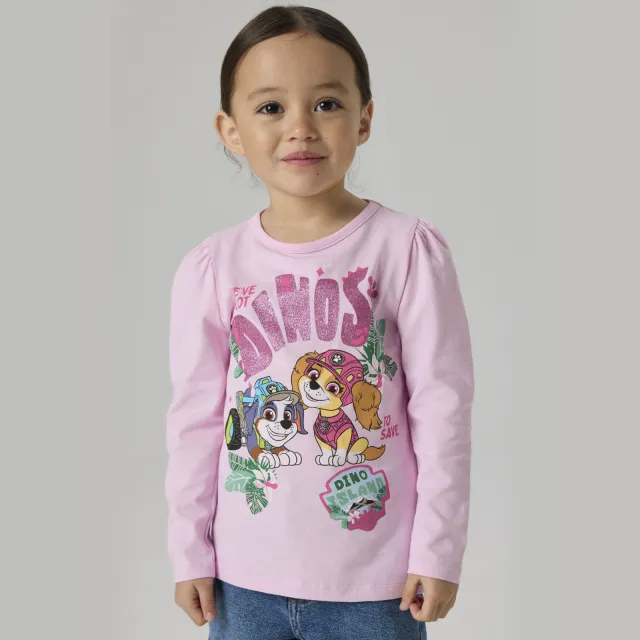 NAME IT MINI Paw Patrol longsleeve roze regular fit