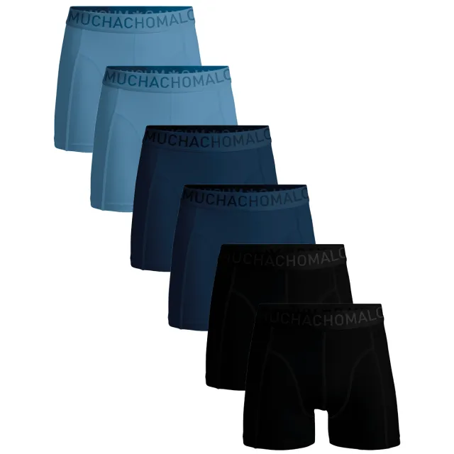 Muchachomalo Heren 6-pack Boxershorts Microfiber Veelkleurig