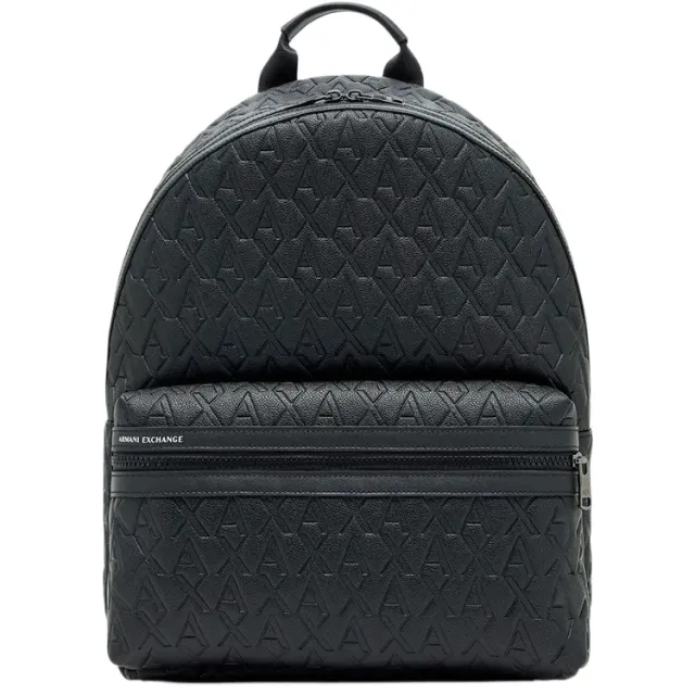 Armani Exchange Signature rugzak zwart