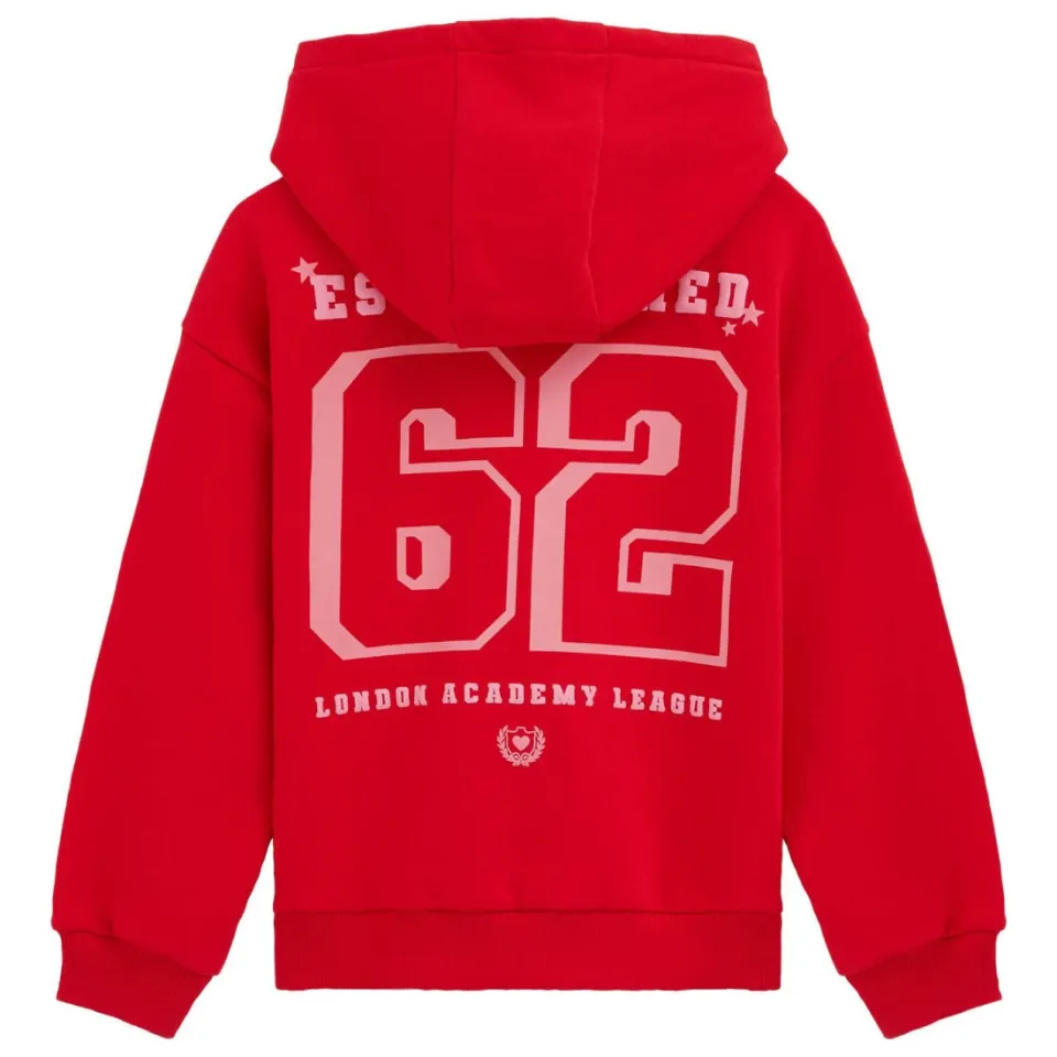 WE Fashion sweater met backprint - rood, foto 3