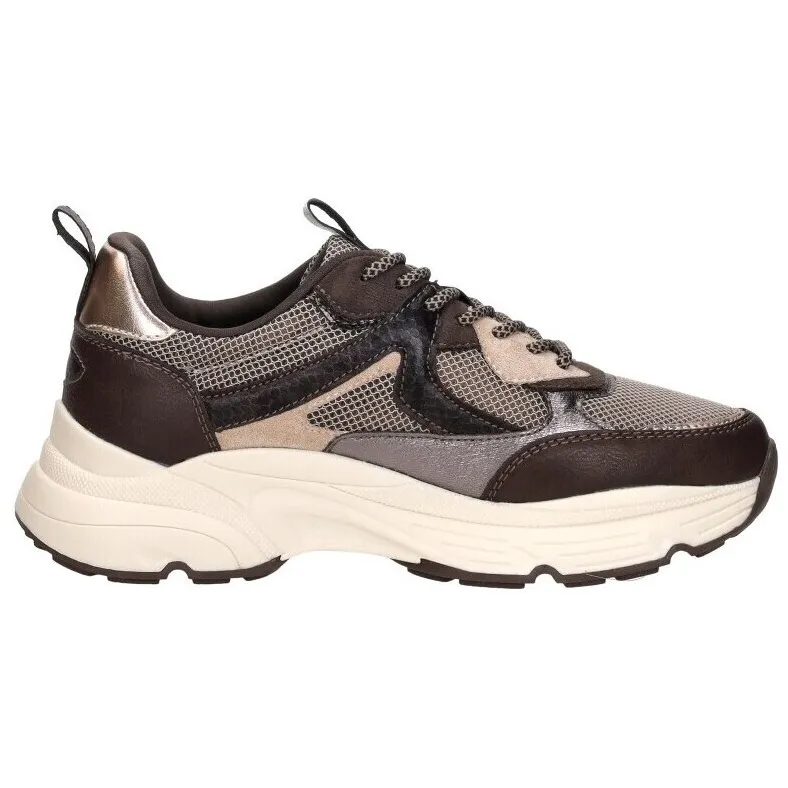 Sub55 lage sneakers donkerbruin