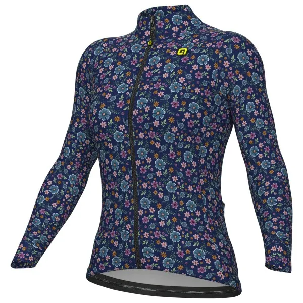 Alé Pragma Flowery dames fietsshirt blauw