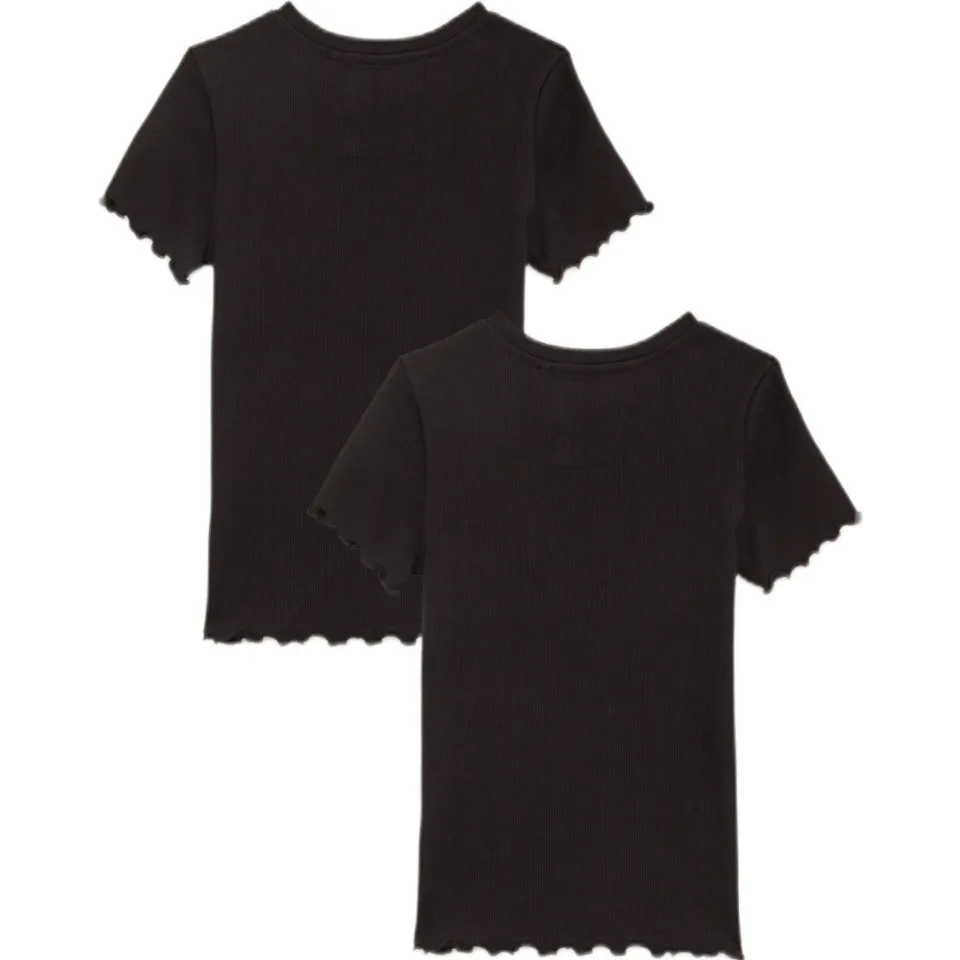 WE Fashion T-shirt zwart meisjes, foto 5