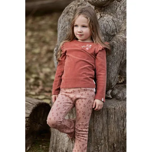 Little Dutch gebloemde flared broek roze, foto 5