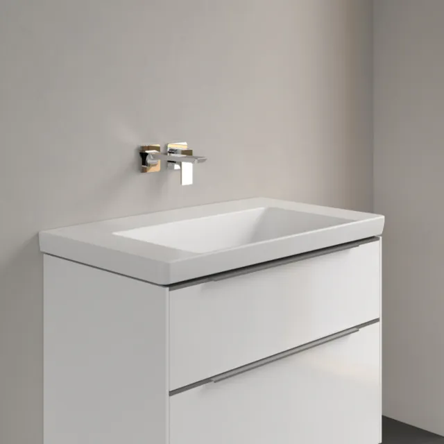 Villeroy & Boch Subway 3.0 wastafel 80x47x16.5 cm stone white Wit