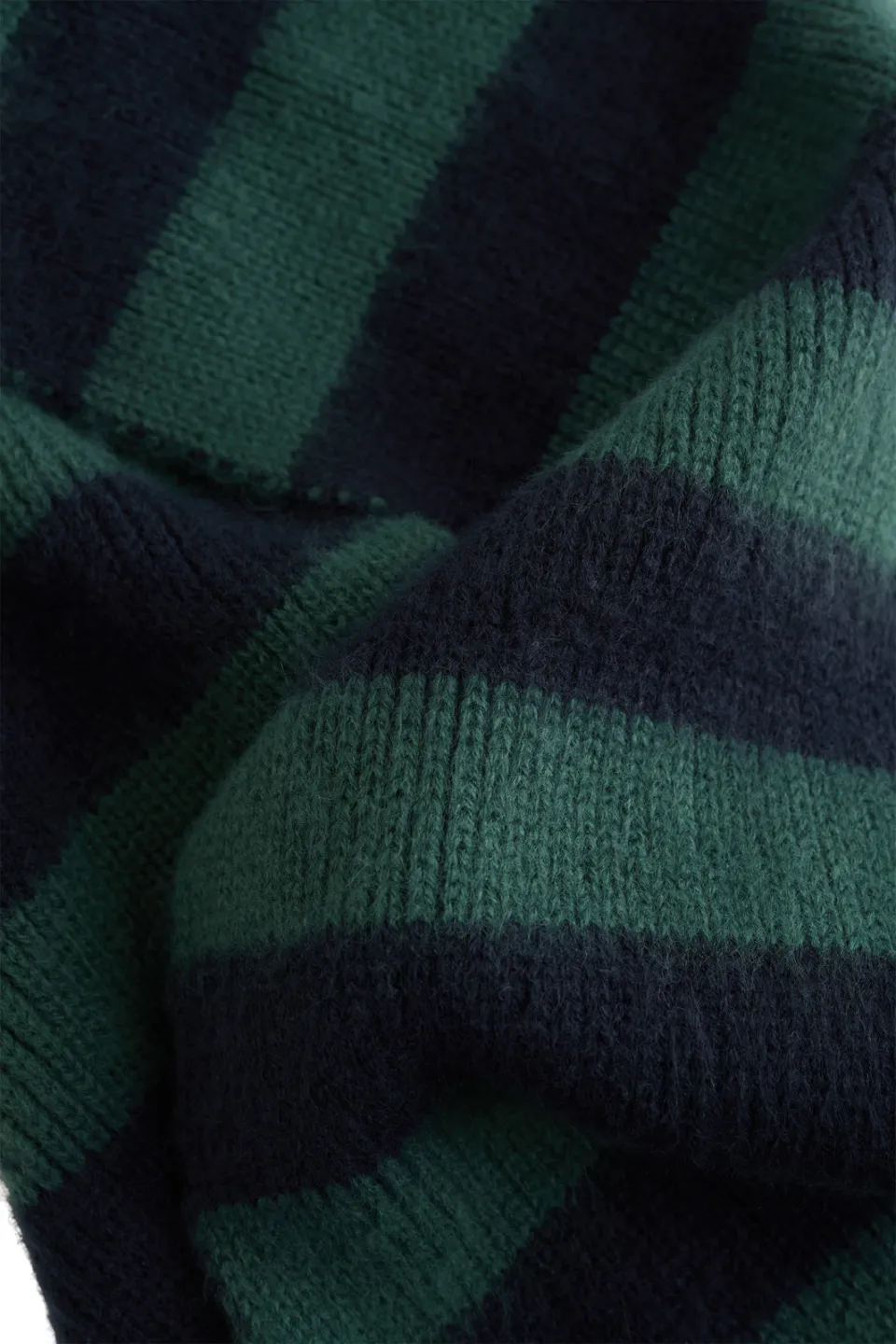 WE Fashion gestreepte sjaal donkerblauw donkergroen, foto 5