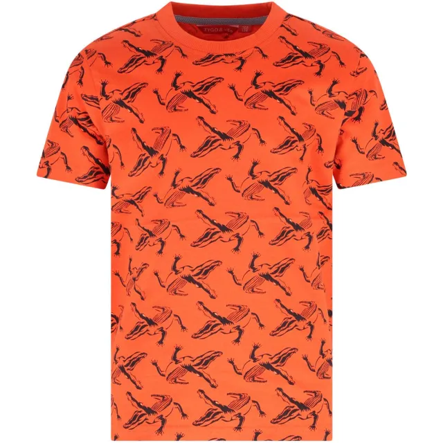 TYGO & vito jersey T-shirt oranje, foto 2