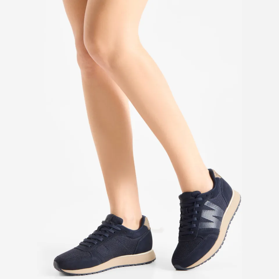 Woden Ydun Icon II leren sneakers - donkerblauw, foto 8