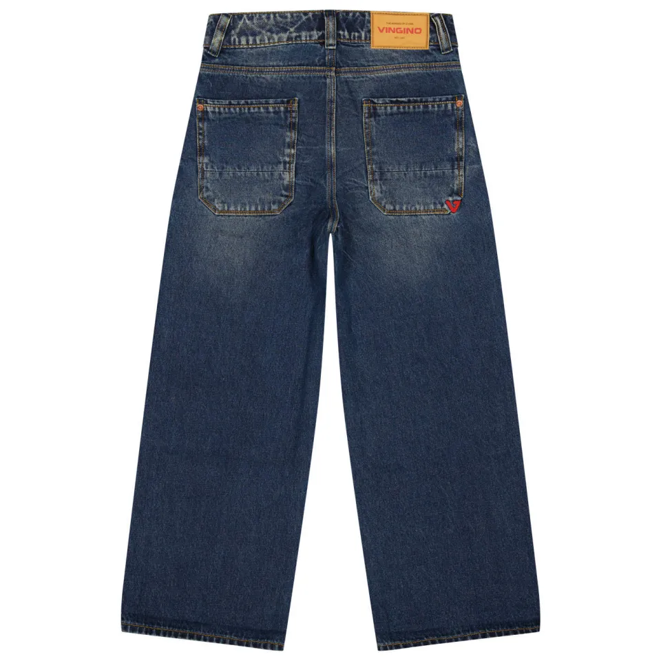 Vingino Luca baggy jeans - mediumblauw, foto 4