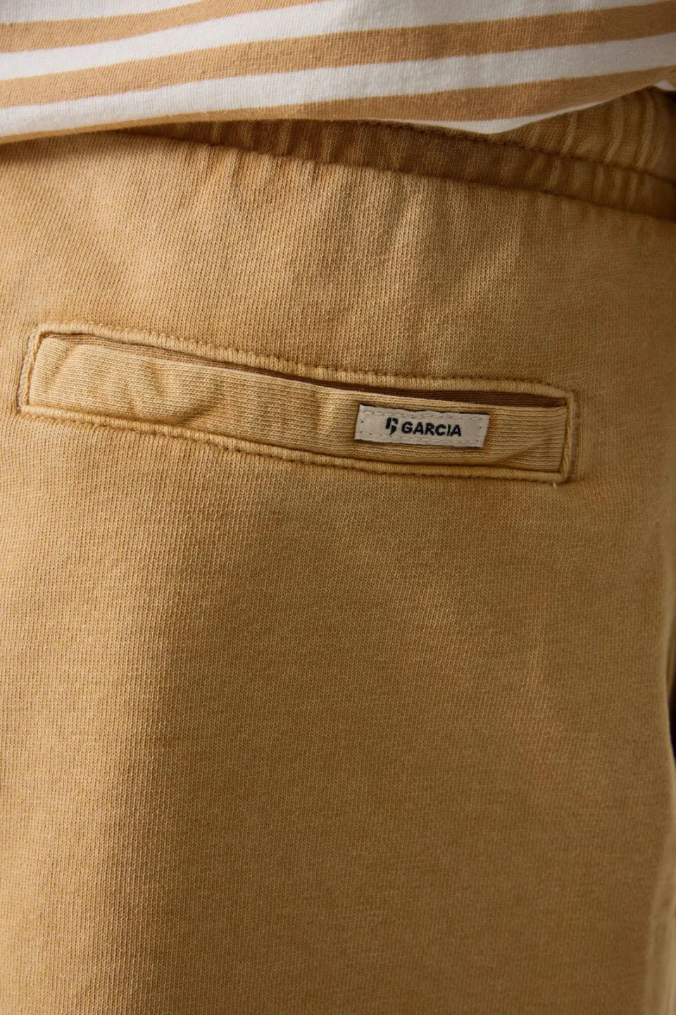 Garcia relaxed regular waist sweatshort beige, foto 4