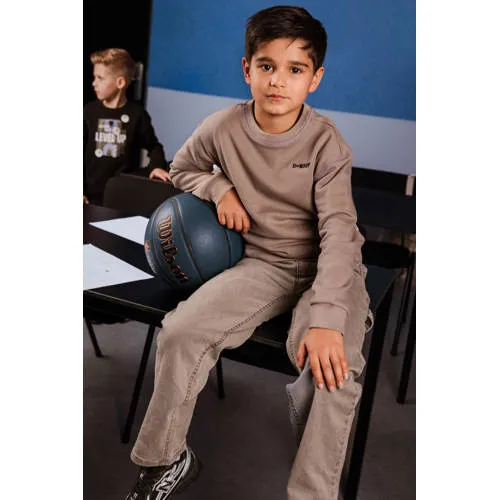 B.Nosy rechtvallende sweater met backprint - bruin, foto 5