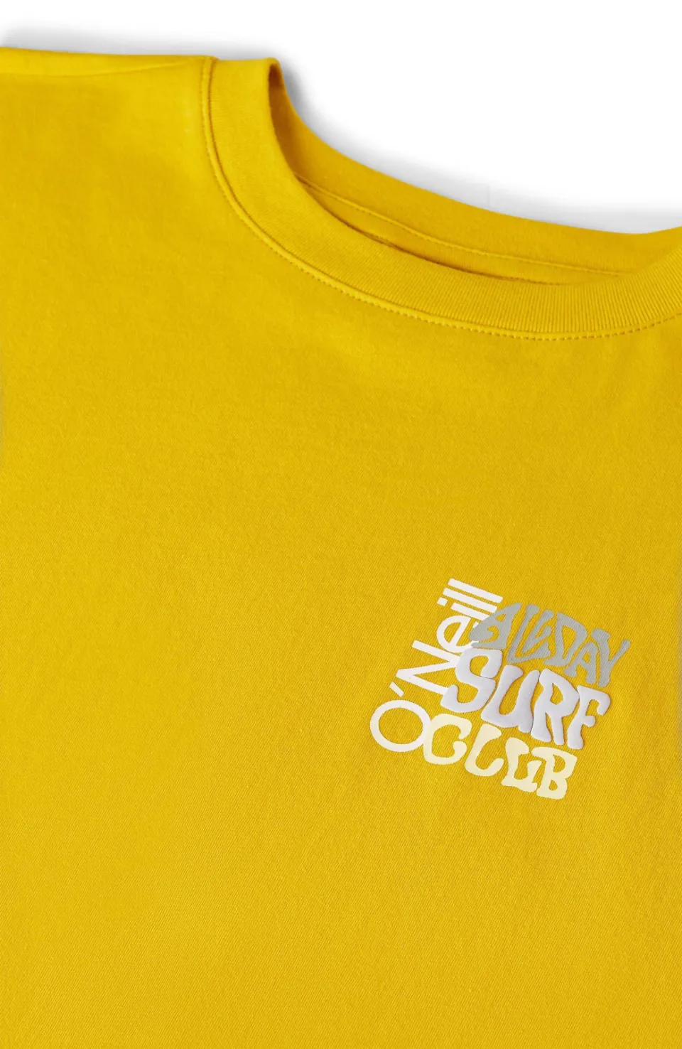 O'Neill T-shirt met backprint mosterdgeel, foto 8