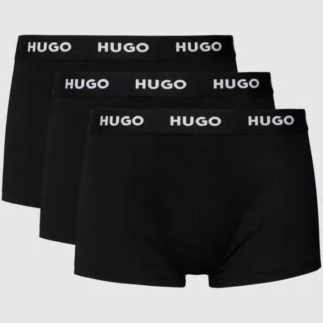 Hugo Trunk boxershorts 3-pack zwart, foto 2