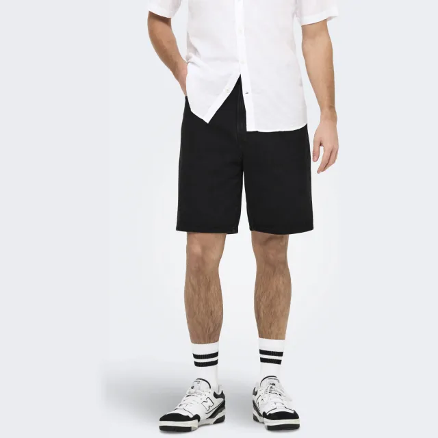 Only & Sons ONSFADE jeansshort zwart, foto 2