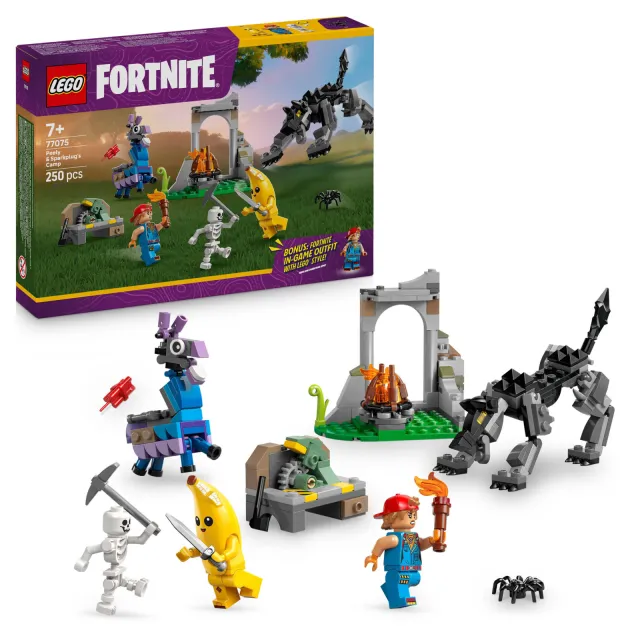 Lego Fortnite Peely en Sparkplugs Kamp Bouwset 77075, foto 2