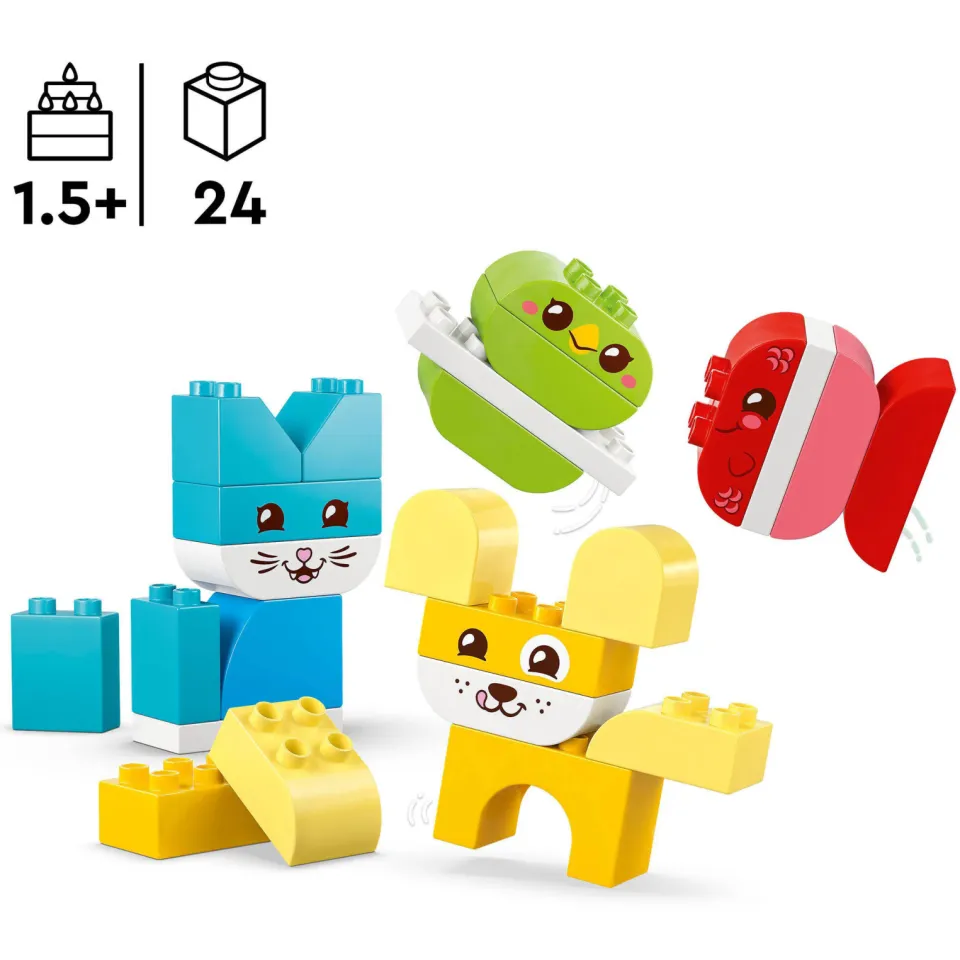 Lego DUPLO Mijn Eerste 3-in-1 Creatieve Huisdieren Speelgoed 10477, foto 7
