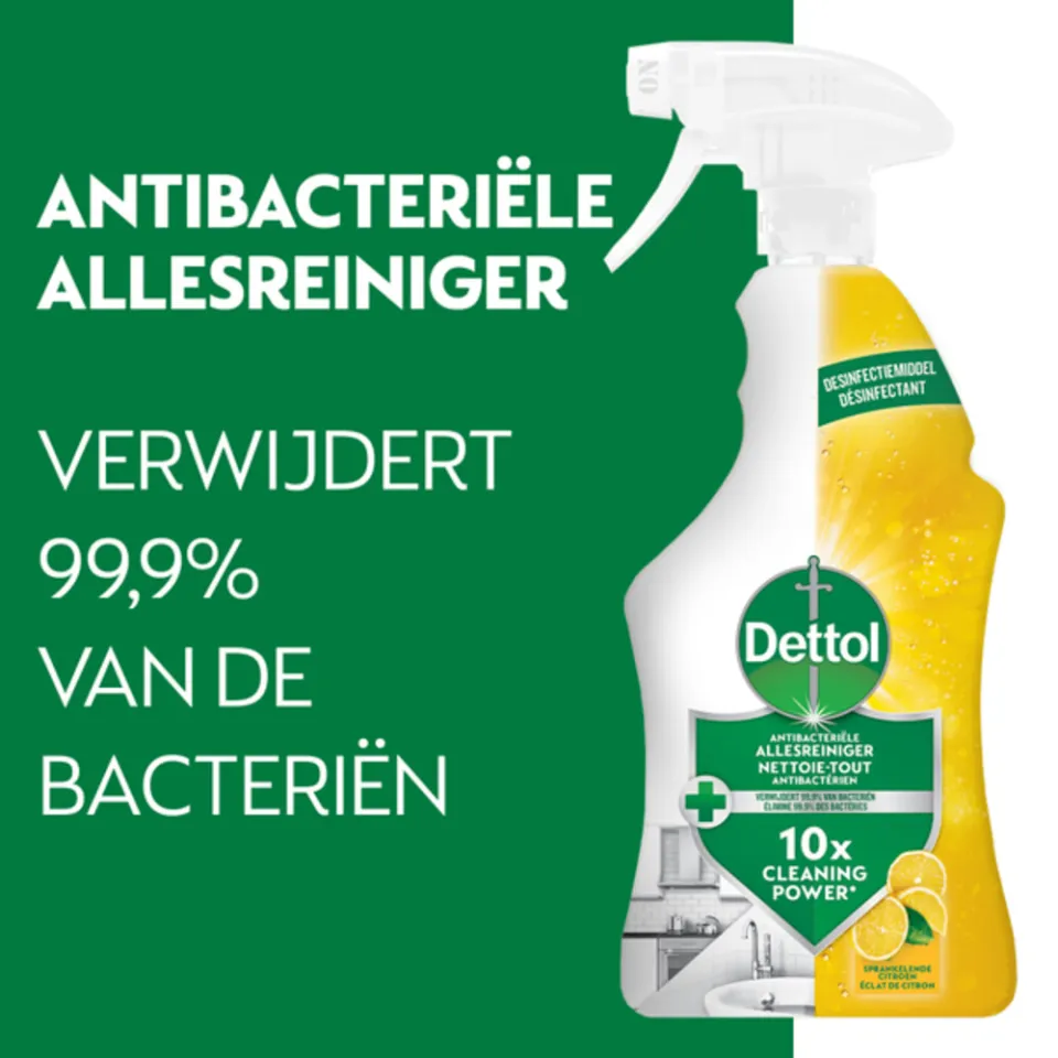 Dettol Power & Fresh citroen & limoen allesreiniger spray, foto 2