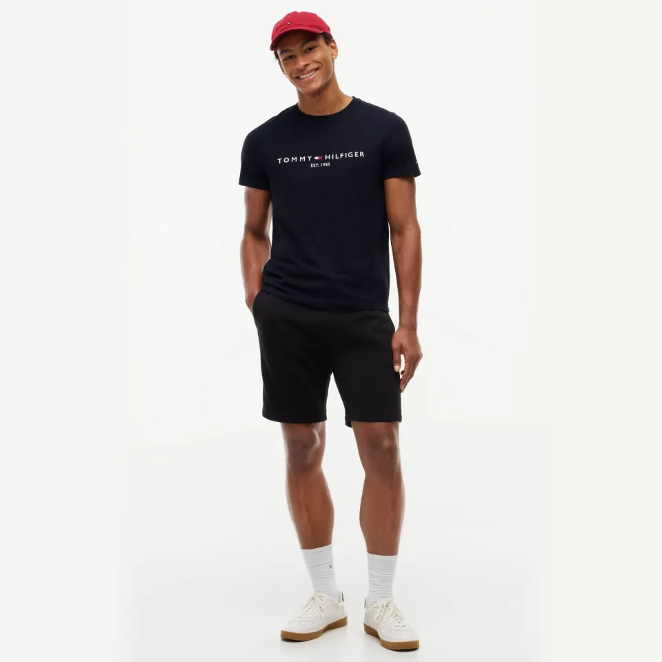 Tommy Hilfiger T-shirt met logo zwart, foto 4