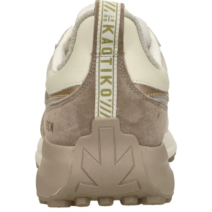 Kaotiko Detroit Gold lage sneakers beige, foto 4