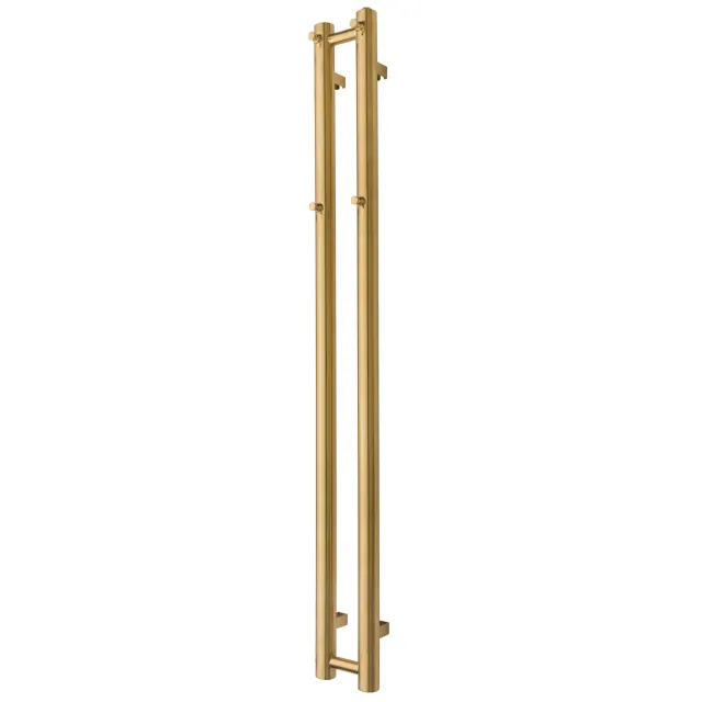 TVS Design Designradiator TVS PLUS 2 Geborsteld Goud 140 x 13.5 cm