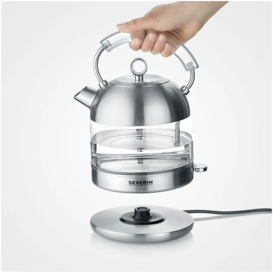 Severin WK3459 waterkoker RVS, foto 2