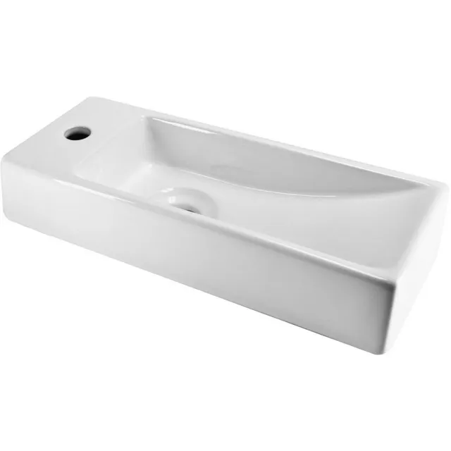 Wiesbaden Fontein Wiesbaden Trim Mini 38x14x8 cm Links Wit