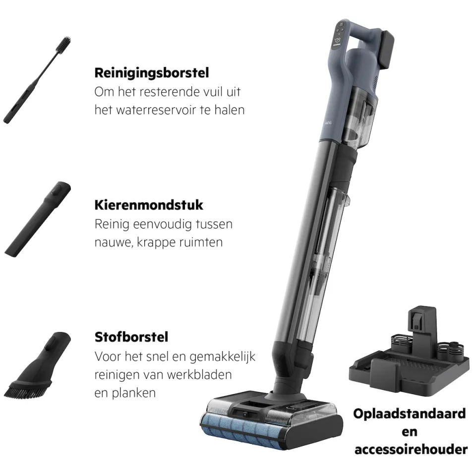 AEG AW82U1DB Ultimate 8000 steelstofzuiger blauw, foto 4