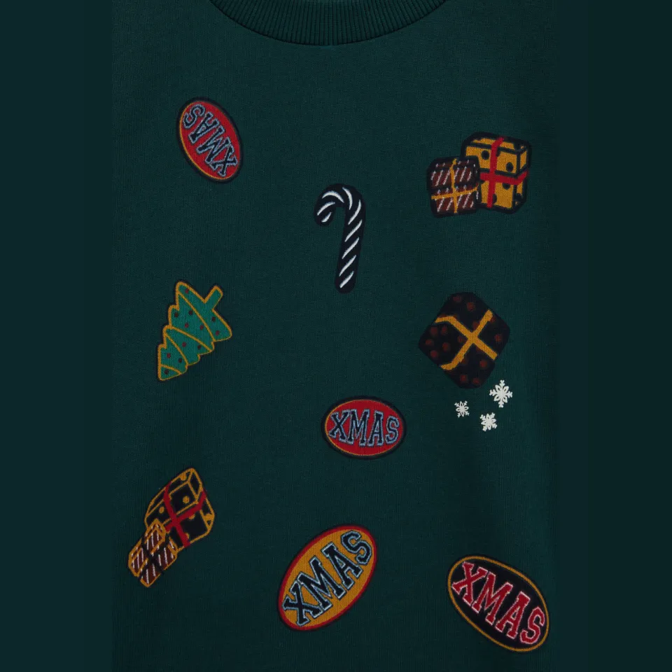 WE Fashion sweater met print - groen, foto 6