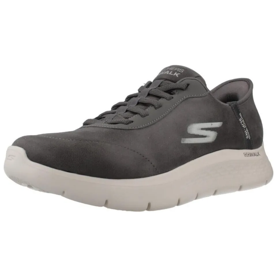 Skechers Go Walk Flex Slip-ins donkergrijs, foto 3
