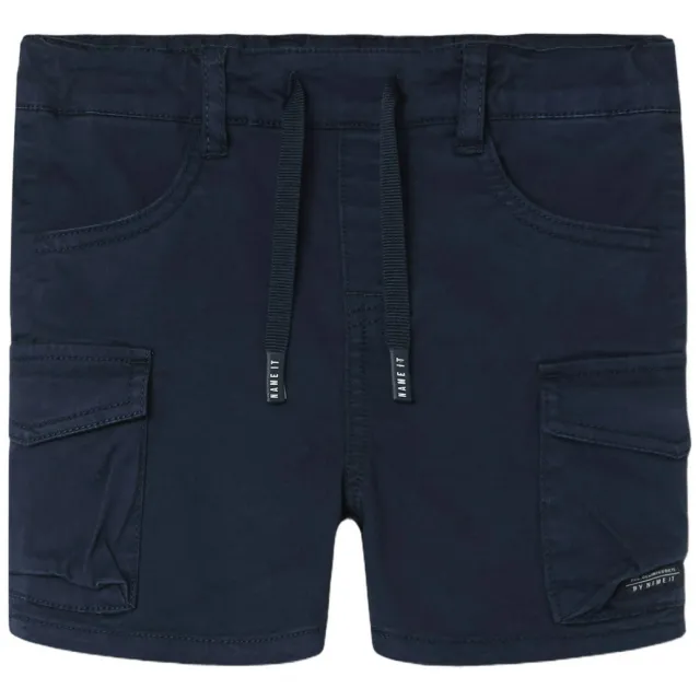 NAME IT Mini cargoshort donkerblauw, foto 2