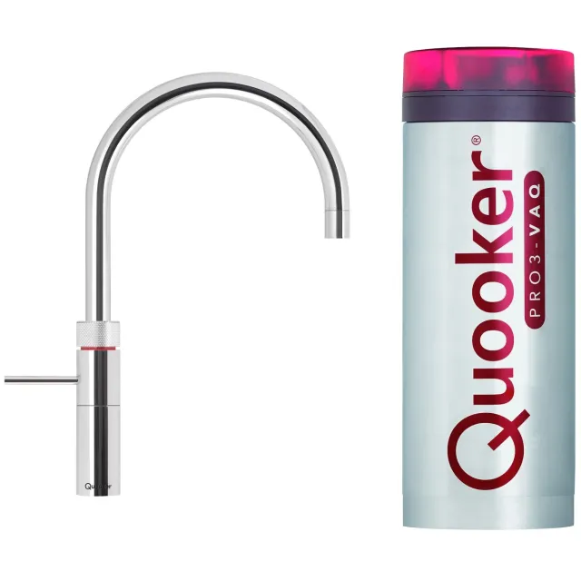 Quooker Fusion Round Chroom met PRO3 VAQ Boiler