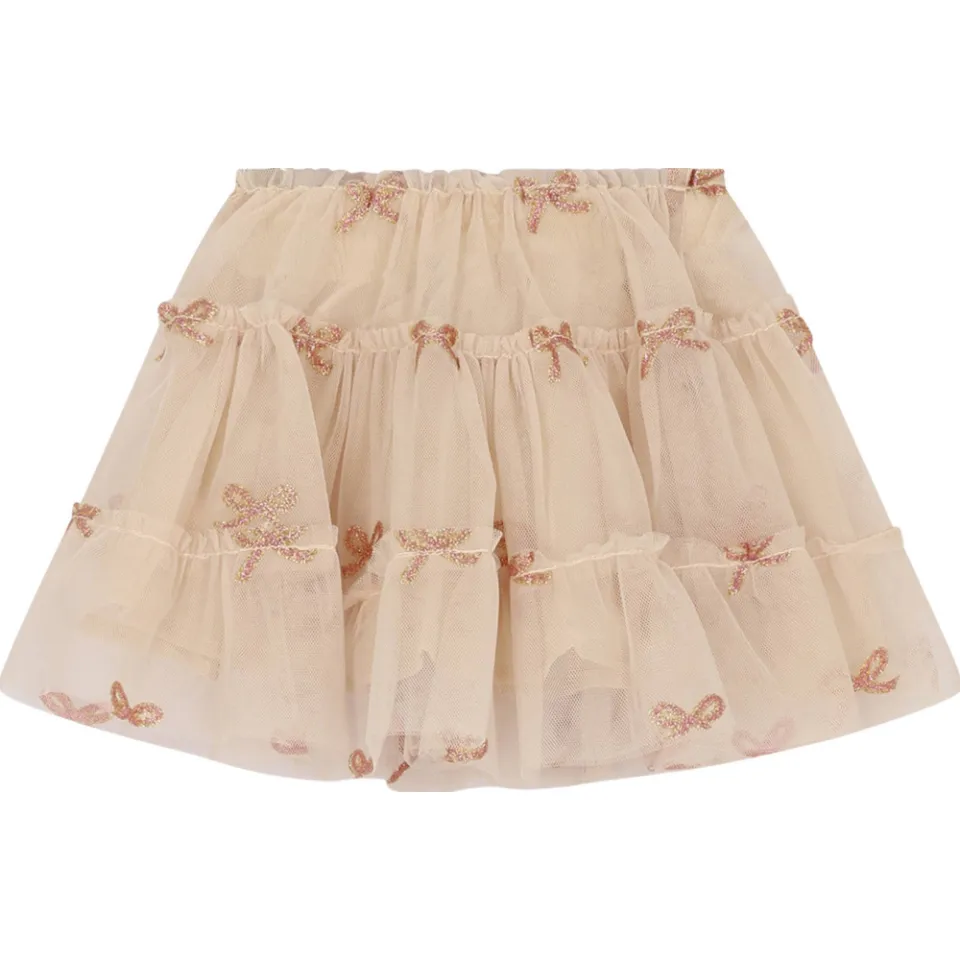 Le Chic tule rok met glitters en strikjesprint zand, foto 3