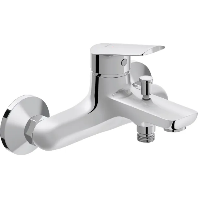 Duravit Badkraan Duravit No.1 Met Omstel Met Koppelingen Delen Chroom Hart Op Hart 15cm