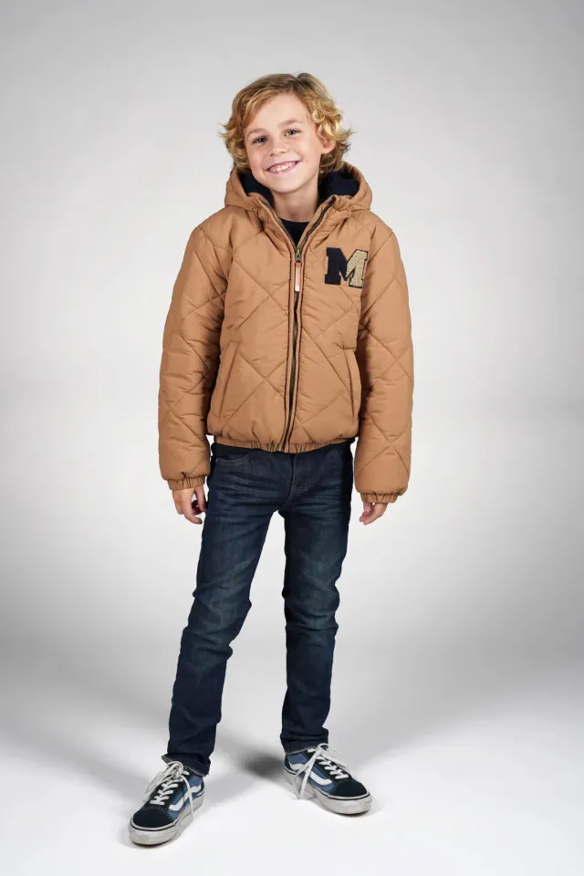 Moodstreet gewatteerde winterjas beige