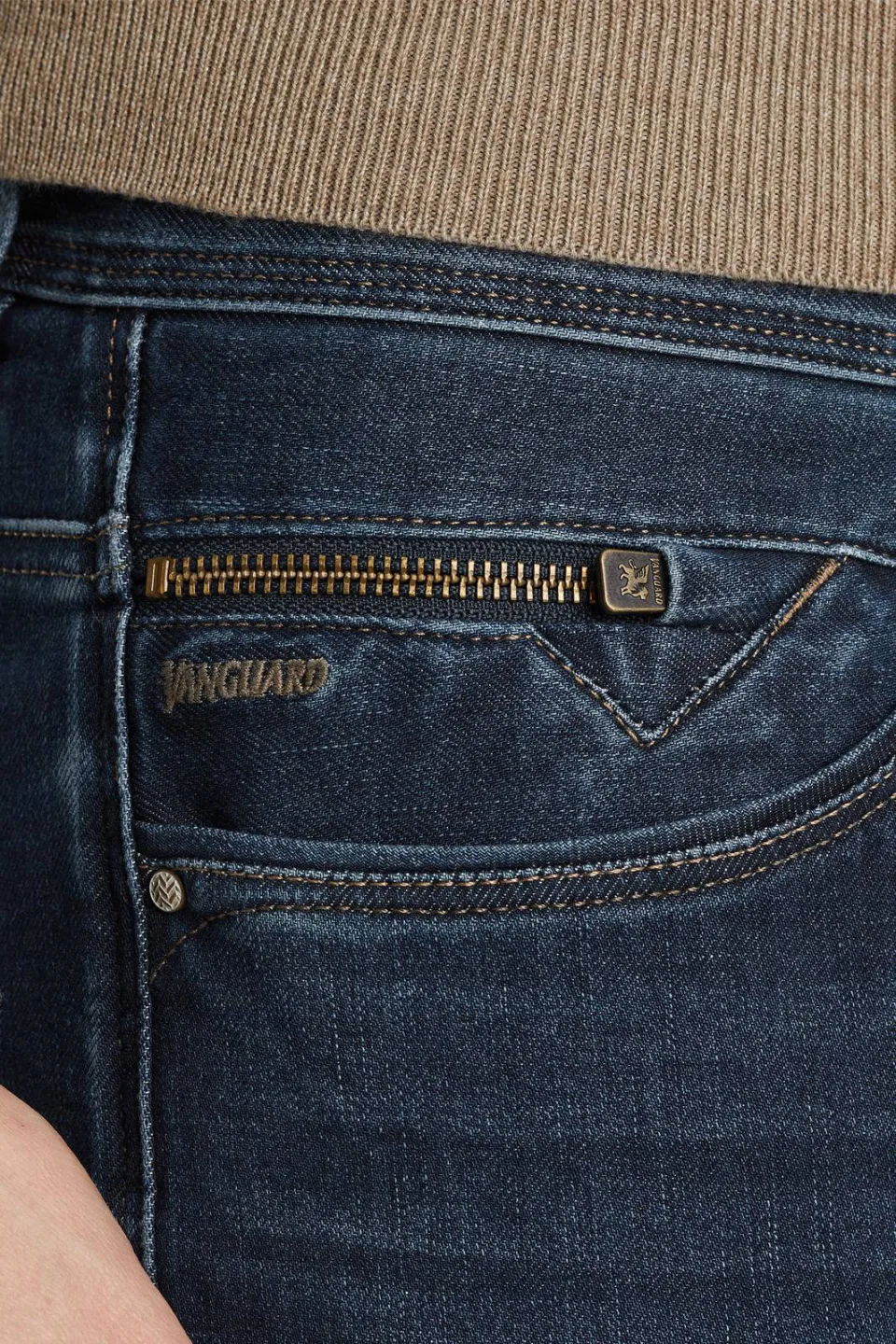 Vanguard slim fit jeans V850 RIDER washed mid blue, foto 2