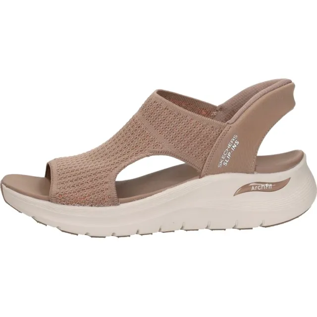 Skechers Arch Fit 2.0 sandalen bruin Middelbruin