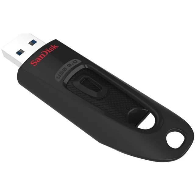 Sandisk USB Ultra 128GB 100MB/s - USB 3.0 USB-sticks Zwart