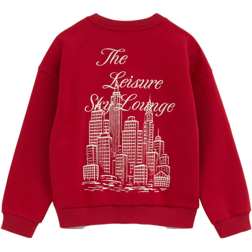 WE Fashion sweater met backprint - rood, foto 3