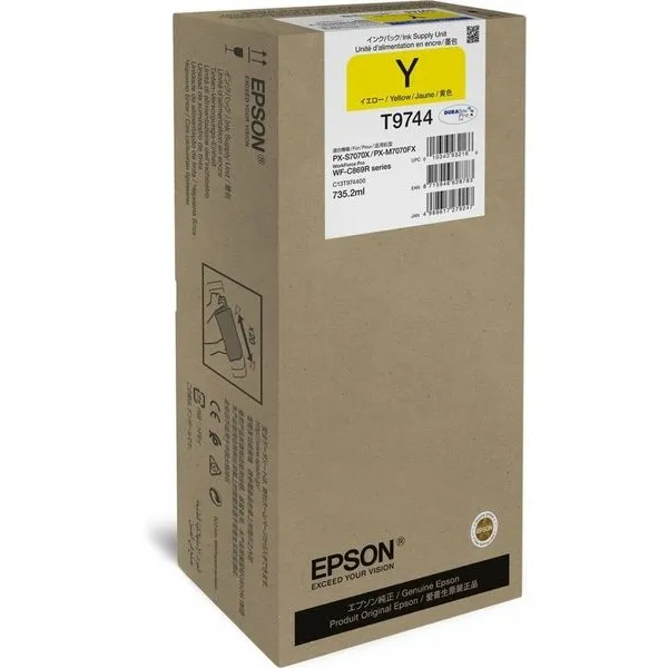 Epson T9744 Inktcartridge Geel Extra hoge capaciteit