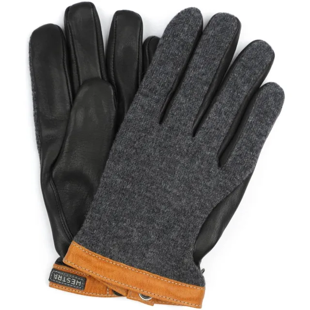 Hestra Deerskin Wool Tricot handschoenen grijs Multicolour