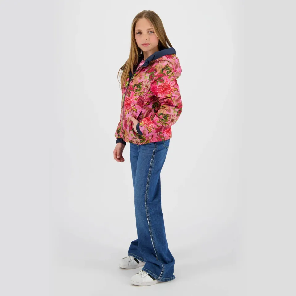 Vingino reversible jas donkerblauw donkerblauw/roze, foto 5