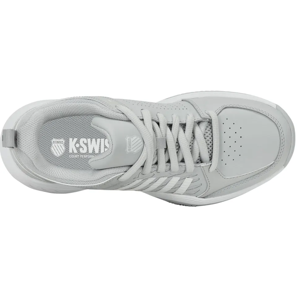 K-Swiss COURT EXPRESS 2 CLAY imitatieleren tennisschoenen - lichtgrijs, foto 5