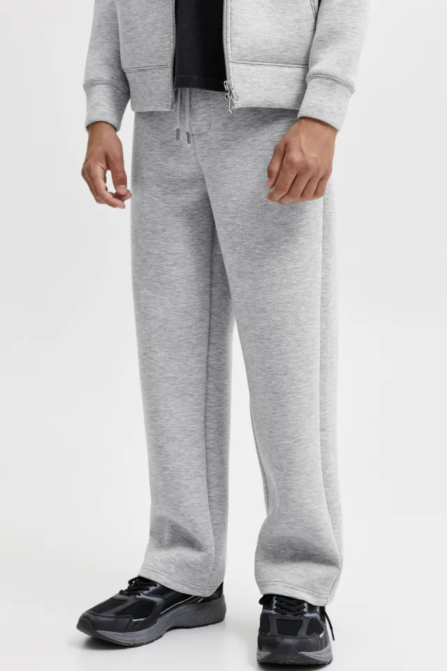 Jack & Jones scuba joggingbroek lichtgrijs melange, foto 3