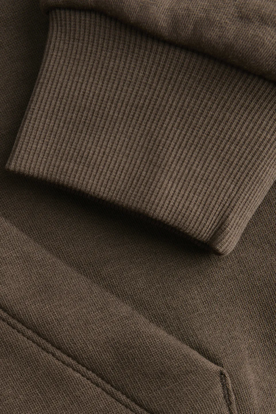 JJXX rechtvallende hoodie - donkerbruin, foto 5