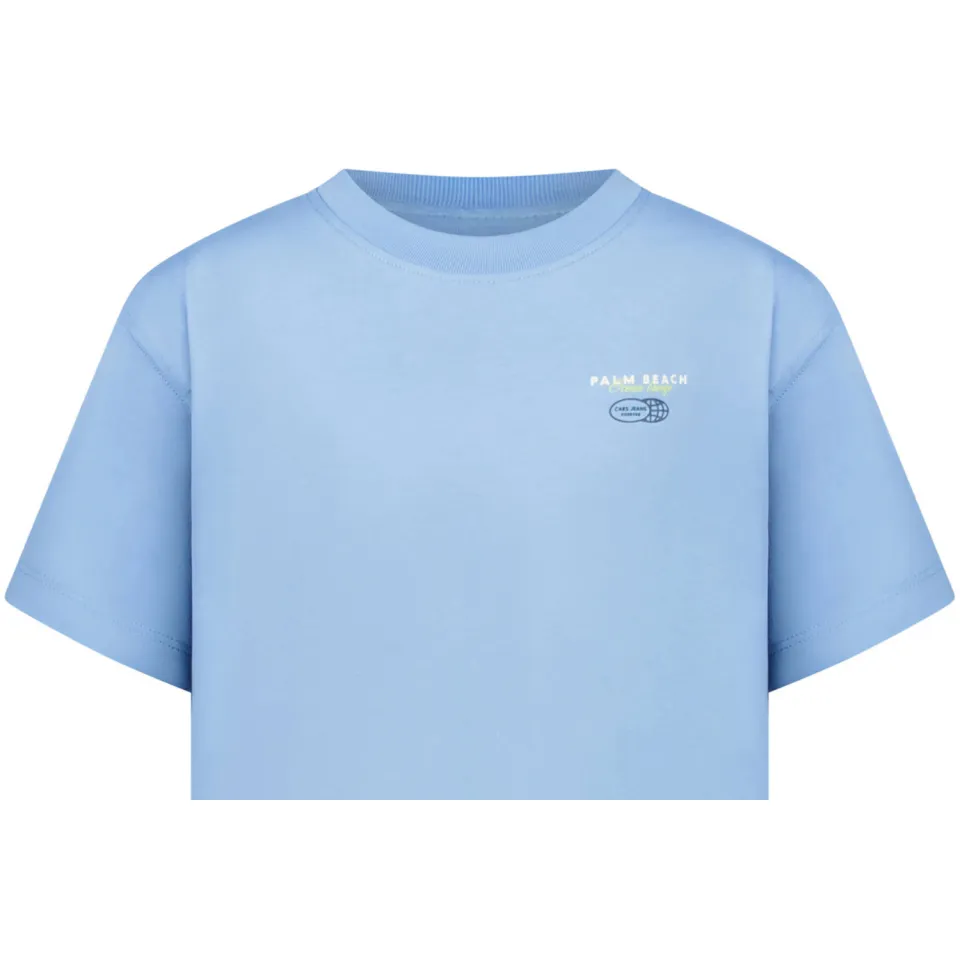 Cars T-shirt met backprint lichtblauw, foto 5
