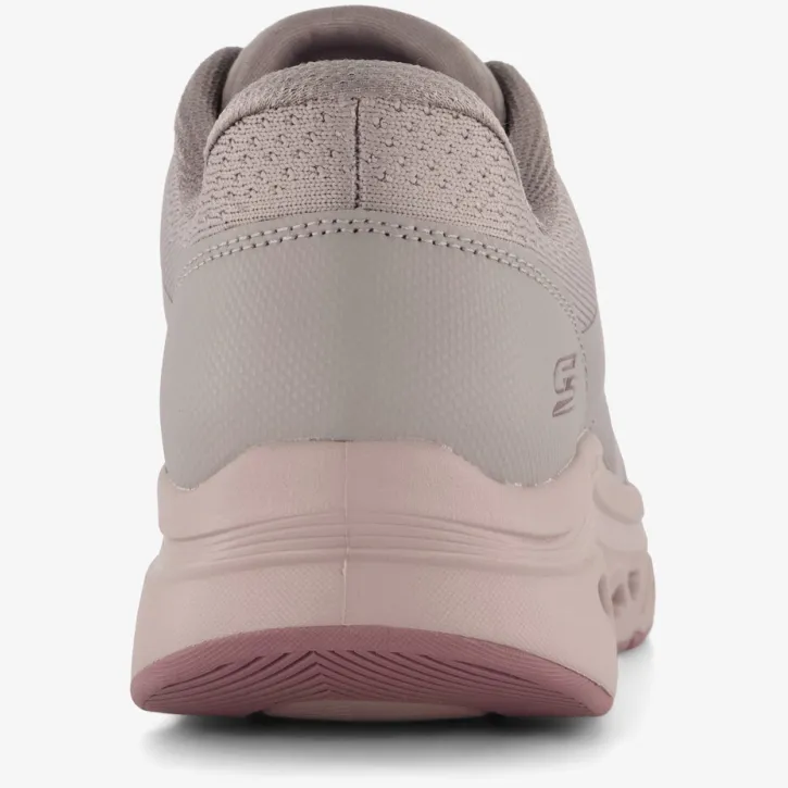 Skechers BOBS Sport Arc waves dames sneakers taupe, foto 3
